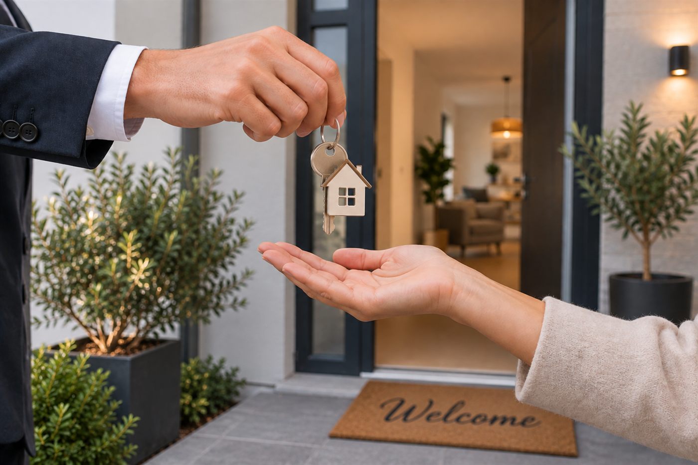 Sleuteloverdracht van een verhuurklaar opgeleverde woning